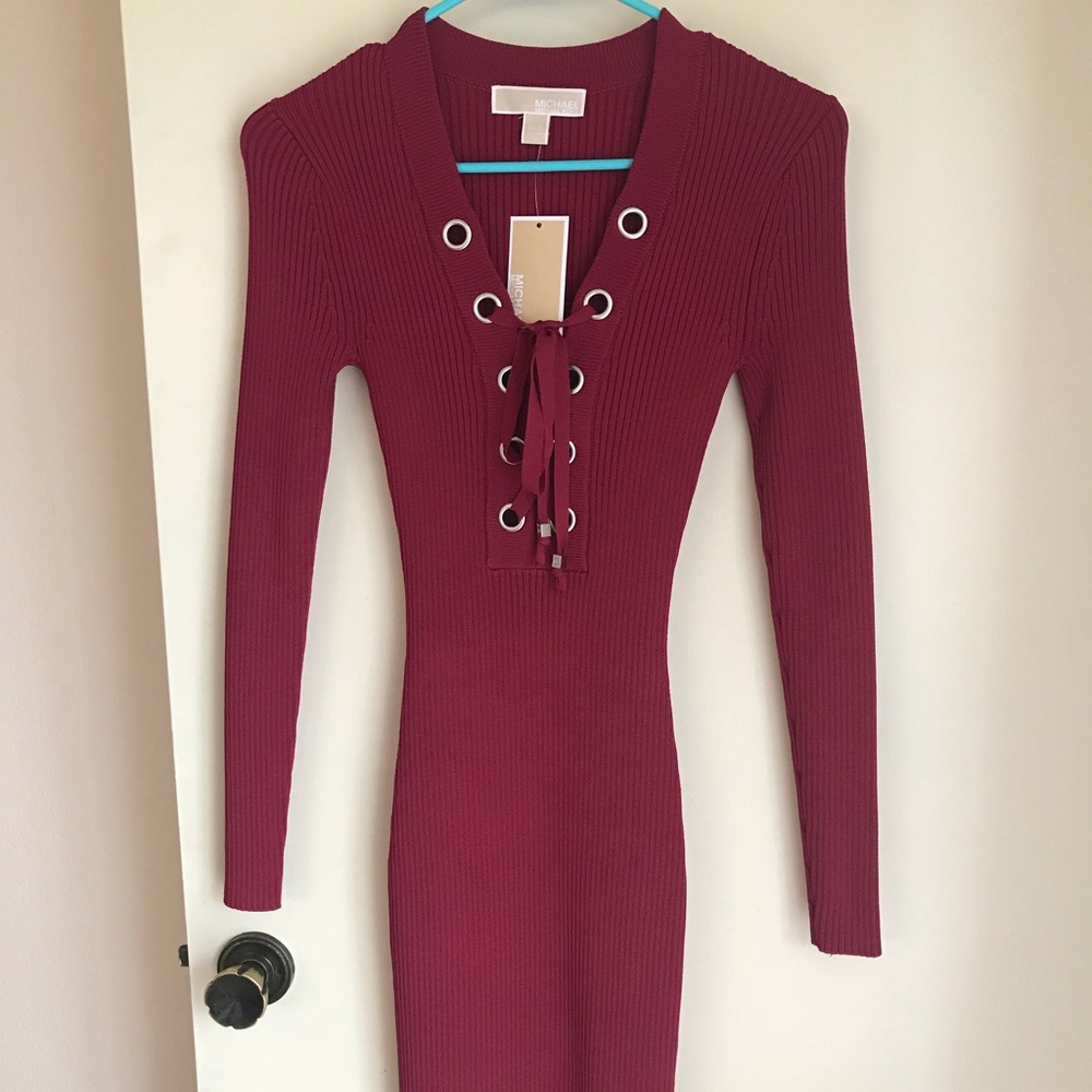 Brand new Michael Kors Bodycon Long sleeve dress